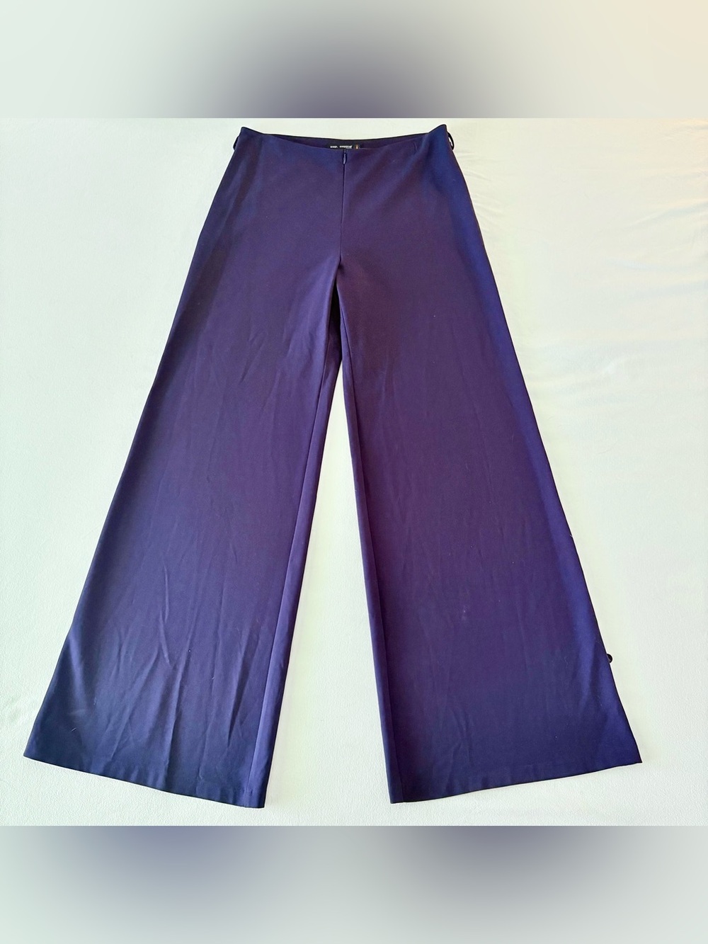 Cop.Copine Paris Vintage Wide Leg Palazzo Pants Purple EUC Made in France